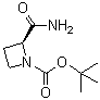 CAS # 105443-94-5, (2S)-2-Carbamoylazetidine-1-carboxylic acid tert-butyl ester