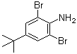 CAS # 10546-67-5, 2,6-Dibromo-4-tert-butylaniline