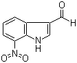 structure of CAS# 10553-14-7, 7-硝基吲哚-3-甲醛