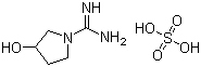 structure of CAS# 1056471-60-3, 3-羟基-1-甲脒吡咯烷硫酸盐