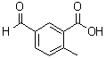 structure of CAS# 105650-34-8, 5-甲酰基-2-甲基苯甲酸