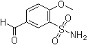 structure of CAS# 105764-07-6, 5-甲酰基-2-甲氧基苯磺酰胺