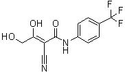 CAS # 1058722-45-4, (2Z)-2-Cyano-3,4-dihydroxy-N-[4-(trifluoromethyl)phenyl]-2-butenamide