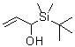 1-[(1,1-Dimethylethyl)dimethylsilyl]-2-propen-1-ol molecular structure (CAS 105875-75-0)