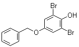 structure of CAS# 105946-33-6, 2,6-二溴-4-苄氧基苯酚