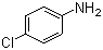 structure of CAS# 106-47-8, 4-Chloroaniline