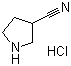 structure of CAS# 10603-53-9, 吡咯烷-3-甲腈盐酸盐