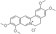 structure of CAS# 10605-02-4, 盐酸巴马汀