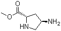 structure of CAS# 1060775-42-9, (4R)-4-Amino-L-proline methyl ester