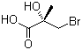 structure of CAS# 106089-20-7, (2S)-3-Bromo-2-hydroxy-2-methylpropanoic acid