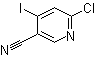 structure of CAS# 1061357-83-2, 6-Chloro-4-iodonicotinonitrile
