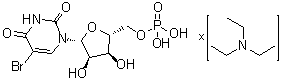 CAS # 1061719-00-3, 5-Bromo-5'-uridylic acid compd. with N,N-diethylethanamine (1:?)