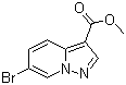 structure of CAS# 1062368-70-0, 6-溴吡唑并[1,5-a]吡啶-3-羧酸甲酯