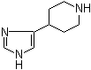 CAS # 106243-23-6, 4-(4-Piperidyl)-1H-imidazole, VUF 4735