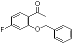 structure of CAS# 106245-03-8, 1-[4-氟-2-(苯基甲氧基)苯基]乙酮