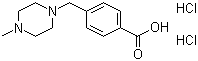 structure of CAS# 106261-49-8, 4-[(4-Methylpiperazin-1-yl)methyl]benzoic acid dihydrochloride