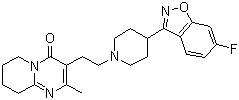 structure of CAS# 106266-06-2, 利培酮