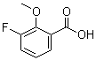CAS # 106428-05-1, 3-Fluoro-2-methoxybenzoic acid