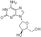 structure of CAS# 106449-56-3, 2'-Deoxyisoguanosine