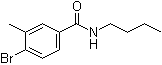 structure of CAS# 1065073-96-2, 4-溴-N-丁基-3-甲基苯甲酰胺