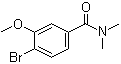 structure of CAS# 1065074-12-5, 4-溴-3-甲氧基-N,N-二甲基苯甲酰胺