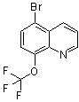 structure of CAS# 1065074-23-8, 5-溴-8-(三氟甲氧基)喹啉