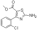 CAS 登录号：1065074-40-9, 2-氨基-4-(2-氯苯基)-5-噻唑羧酸甲酯