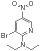 structure of CAS# 1065074-82-9, 3-溴-N,N-二乙基-5-硝基-2-吡啶胺