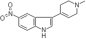CAS 登录号：106516-27-2, 3-(1-甲基-1,2,3,6-四氢吡啶-4-基)-5-硝基-1H-吲哚