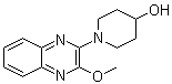 CAS 登录号：1065484-15-2, 1-(3-甲氧基-2-喹喔啉基)-4-哌啶醇