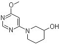 CAS 登录号：1065484-29-8, 1-(6-甲氧基-4-嘧啶基)-3-哌啶醇