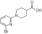 structure of CAS# 1065484-33-4, 1-(6-溴-2-吡啶基)-4-哌啶甲酸