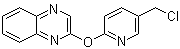 CAS # 1065484-79-8, 2-[[5-(Chloromethyl)-2-pyridinyl]oxy]quinoxaline