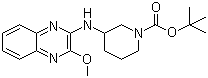 CAS 登录号：1065485-08-6, 3-[(3-甲氧基-2-喹喔啉基)氨基]-1-哌啶甲酸叔丁酯
