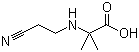 structure of CAS# 106556-63-2, N-(2-氰基乙基)-2-甲基丙氨酸