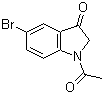 structure of CAS# 106698-07-1, 1-乙酰基-5-溴吲哚-3-酮