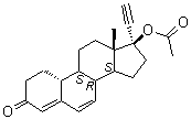CAS # 106765-04-2, 17-Hydroxy-19-nor-17alpha-pregna-4,6-dien-20-yn-3-one acetate