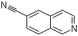 structure of CAS# 106778-42-1, 6-氰基异喹啉