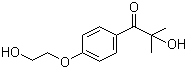 2-Hydroxy-4'-(2-hydroxyethoxy)-2-methylpropiophenone molecular structure (CAS 106797-53-9)