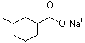 CAS # 1069-66-5, Sodium 2-propylpentanoate, Sodium valproate, 2-Propylpentanoic acid sodium salt