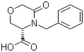 CAS 登录号：106910-79-6, (S)-4-苄基-5-氧代吗啉-3-羧酸