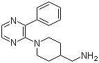 (1-(3-Phenylpyrazin-2-yl)piperidin-4-yl)methanamine molecular structure (CAS 1069473-58-0)