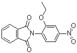 3-乙氧基-4-(邻苯二甲酰亚胺基)-1-硝基苯分子结构 (CAS 106981-60-6)