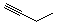 1-Butyne molecular structure (CAS 107-00-6)