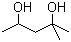 2-Methyl-2,4-pentanediol molecular structure (CAS 107-41-5)