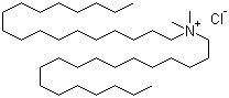 structure of CAS# 107-64-2, Dioctadecyl dimethyl ammonium chloride
