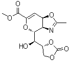 CAS 登录号：1072449-84-3, (3aR,4R,7aR)-4-[(1S)-羟基((4R)-2-氧代-1,3-二氧戊环-4-基)甲基]-2-甲基-3a,7a-二氢-4H-吡喃并[3,4-d][1,3]恶唑-6-羧酸甲酯