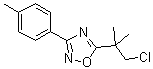 structure of CAS# 1072944-73-0, 5-(2-Chloro-1,1-dimethylethyl)-3-(4-methylphenyl)-1,2,4-oxadiazole