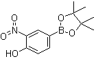 structure of CAS# 1072945-08-4, 4-Hydroxy-3-nitrophenylboronic acid pinacol ester
