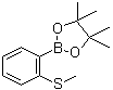 structure of CAS# 1072945-09-5, 2-甲硫基苯硼酸频哪醇酯